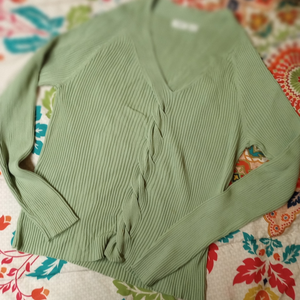 Mint Green Silky Sweater